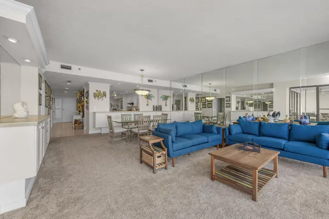 a view of a glass door and a window