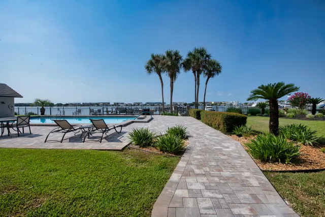 a view of house with ocean view