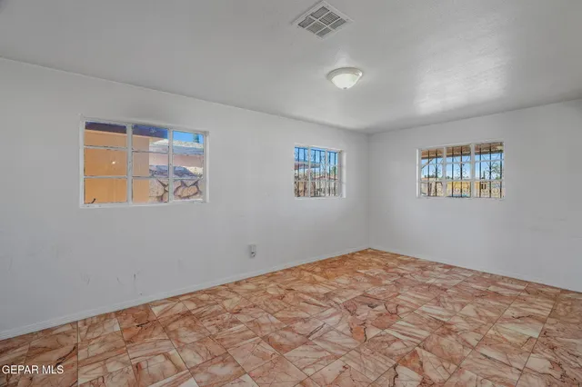 a view of an empty room