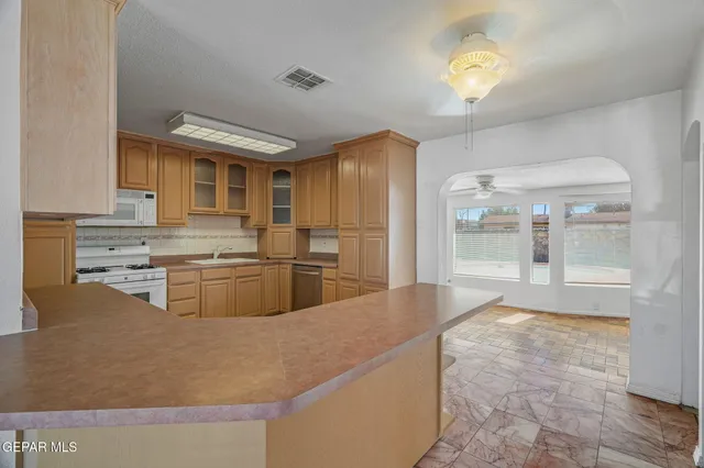 a view of outdoor space and swimming pool