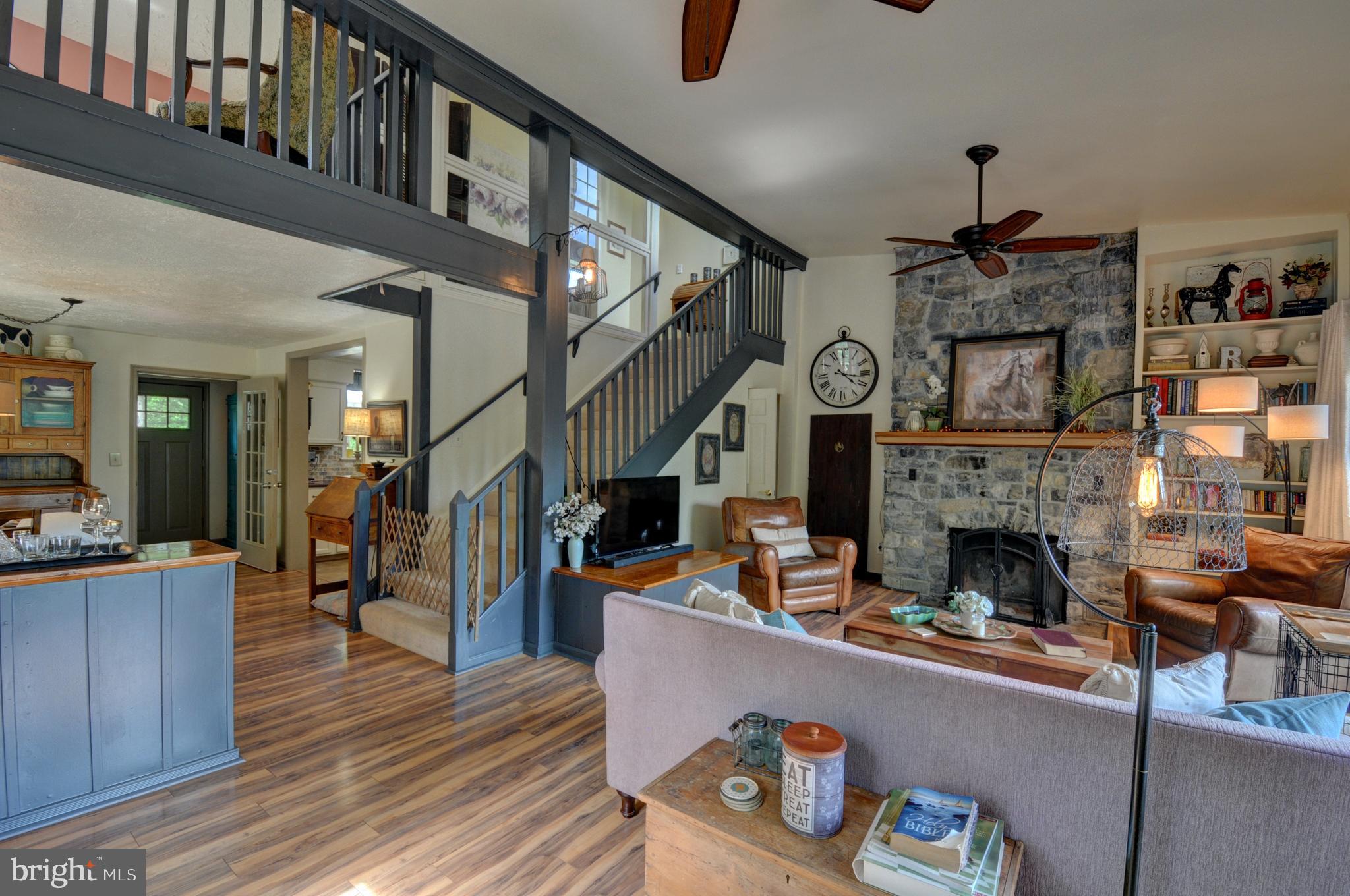 936 Reynolds Road Cross Junction, VA 22625 - Photo 27 of 76 Living room and stairs
