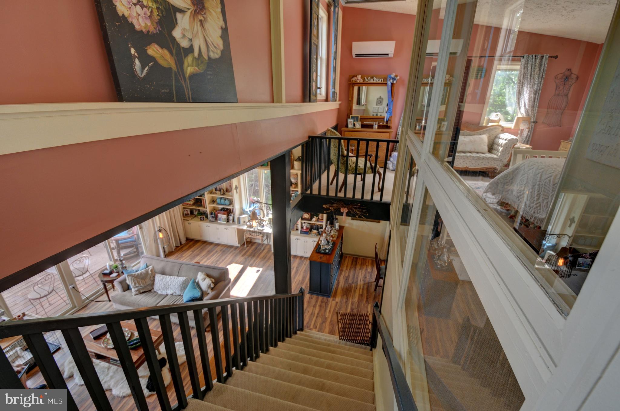 936 Reynolds Road Cross Junction, VA 22625 - Photo 48 of 76 Stairway to balcony