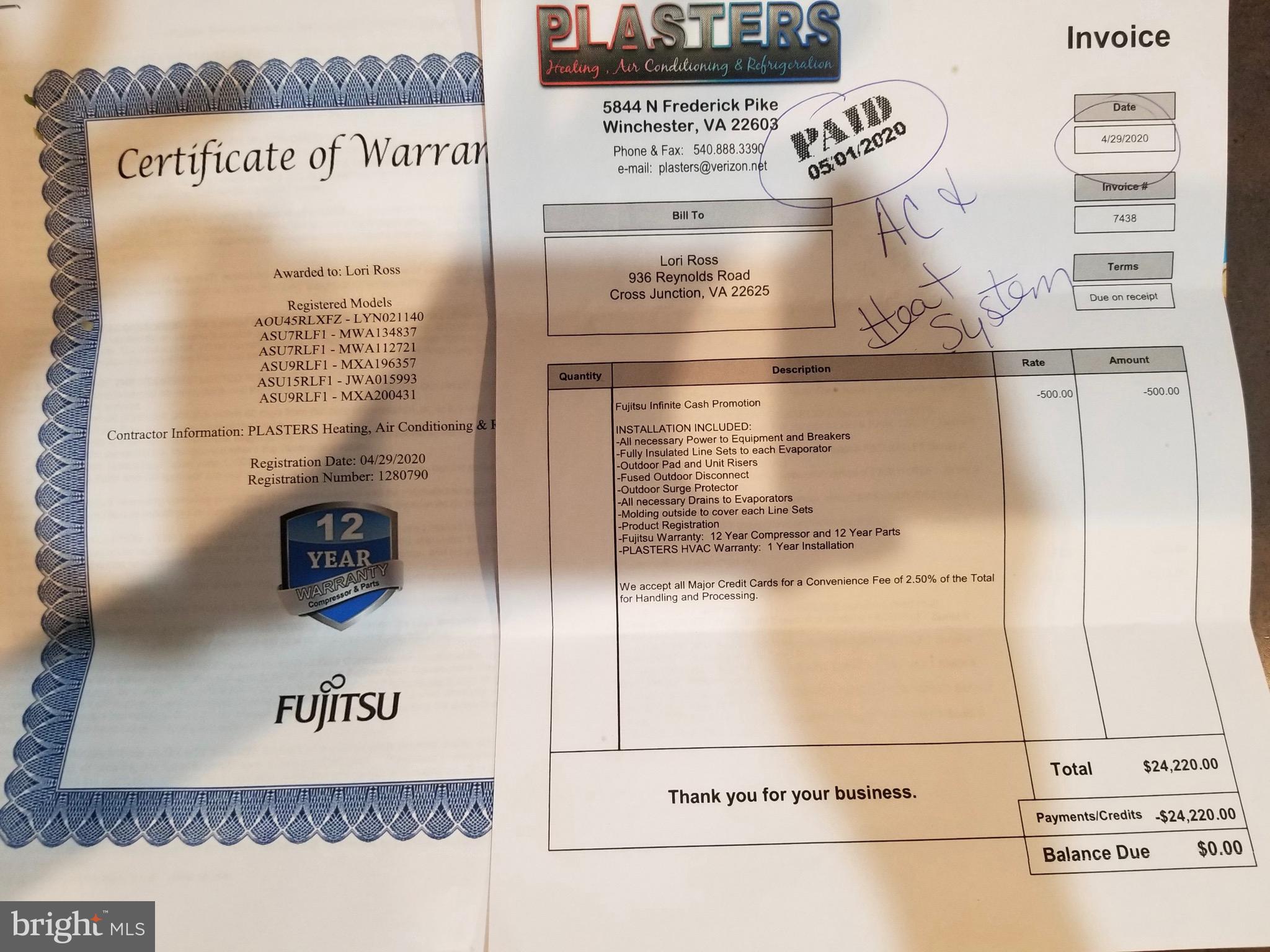 936 Reynolds Road Cross Junction, VA 22625 - Photo 76 of 76 Repairs and Warranty.