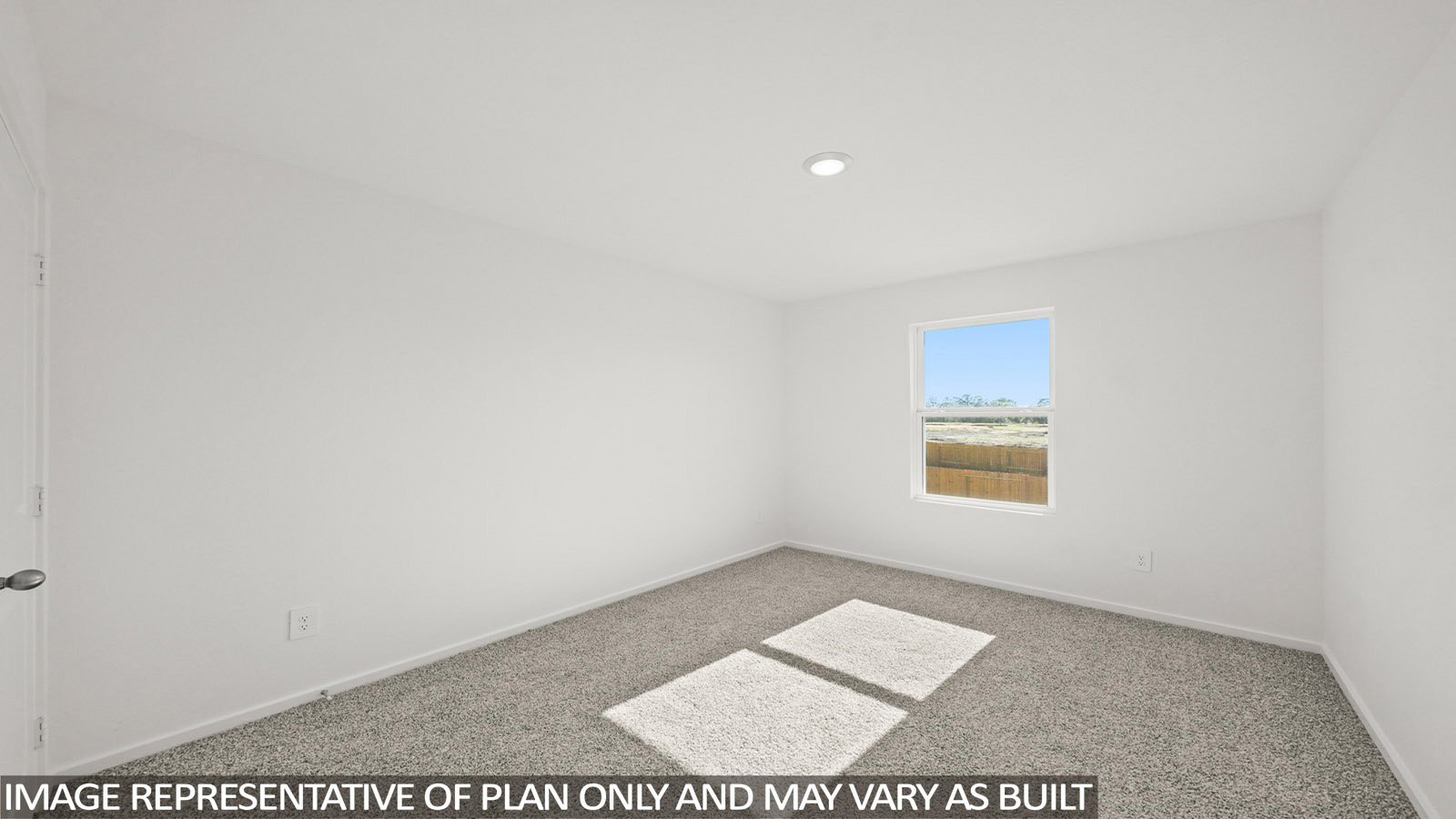 156 Baby Calf Roping Road Jarrell, TX 76537 - Photo 17 of 22 Sun-drenched, naturally lit bedroom with comfortable carpet flooring.