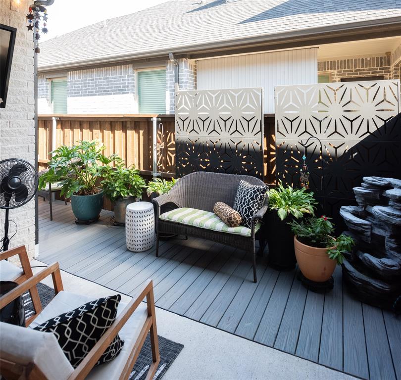 4841 Miles Way Fairview, TX 75069 - Photo 22 of 23 a outdoor living room with furniture and a potted plant