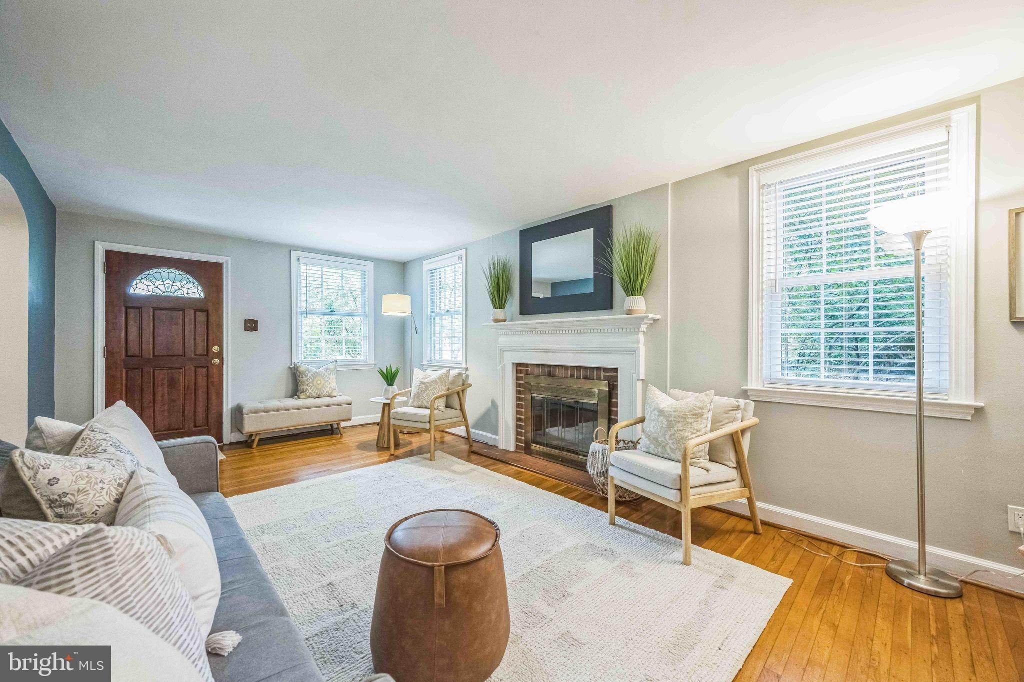 727 Hemlock Road Media, PA 19063 - Photo 8 of 37 a living room with furniture and a fireplace