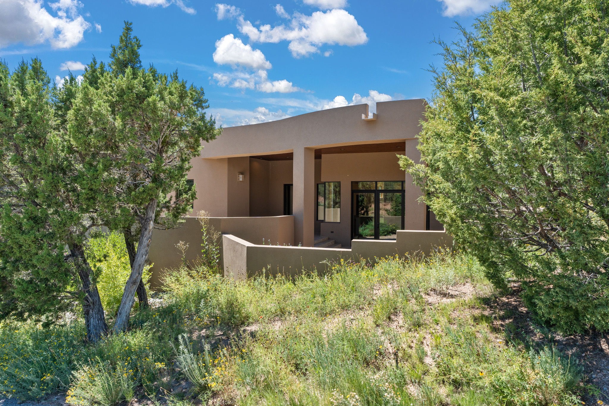 1411 Tesuque Creek Road Santa Fe, NM 87501 - Photo 45 of 45 Eastside View of House
