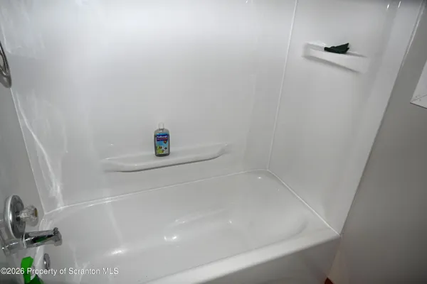 a close up of a bathtub