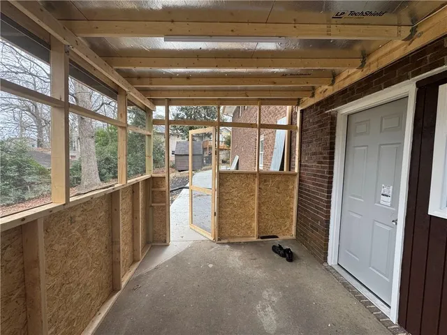 a view of a storage & utility room