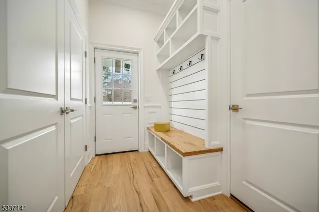 a view of a walk in closet