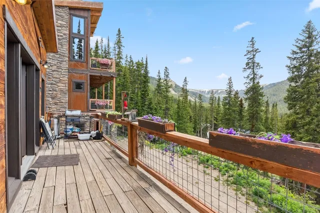 a view of a cafe with a table and chairs