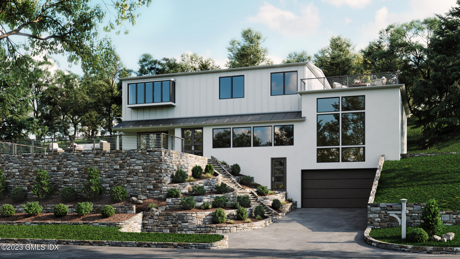 12 Taylor Drive Cos Cob, CT 06807 - Photo 21 of 21 a front view of a house with garden