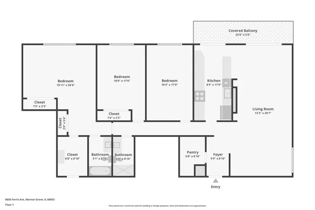 a picture of a floor plan