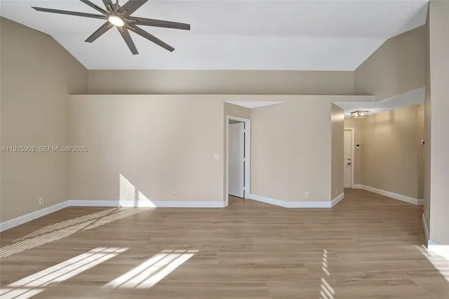 a view of an empty room