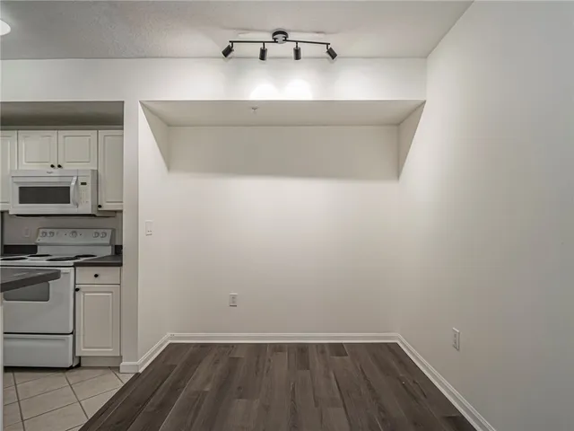 a view of a kitchen with a sink