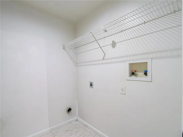 a view of an empty room