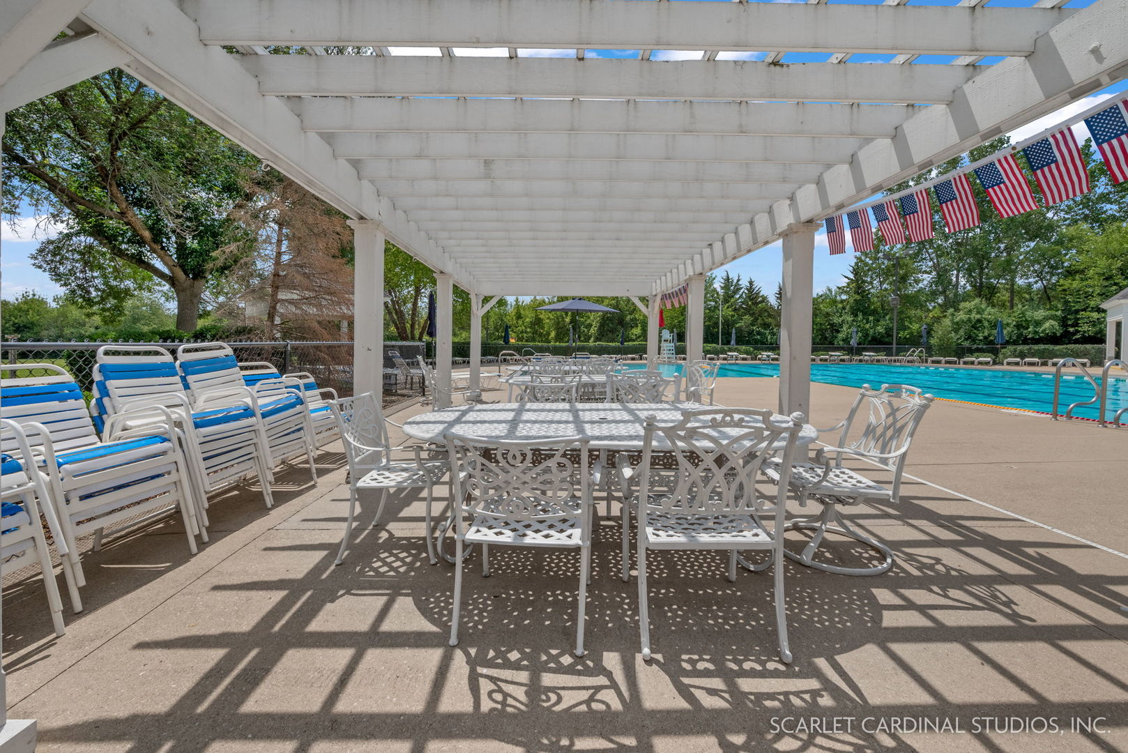 1736 Robert Lane Naperville, IL 60564 - Photo 80 of 82 a view of a patio with table and chairs and potted plants