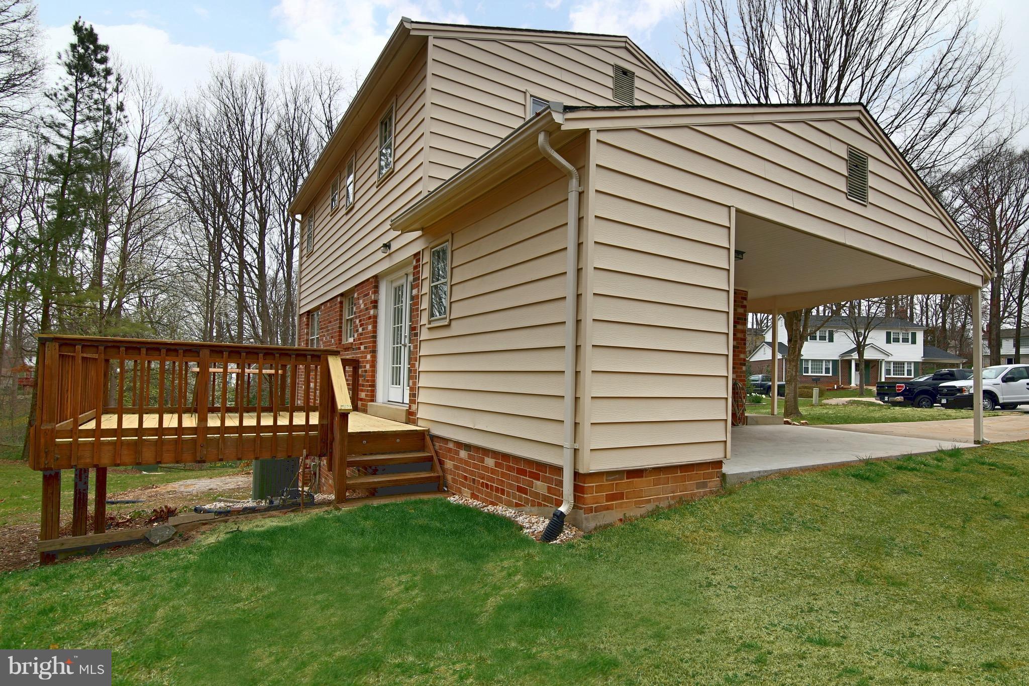 6700 Little Ann Court Springfield, VA 22152 - Photo 27 of 30 Carport with Shed for Storage