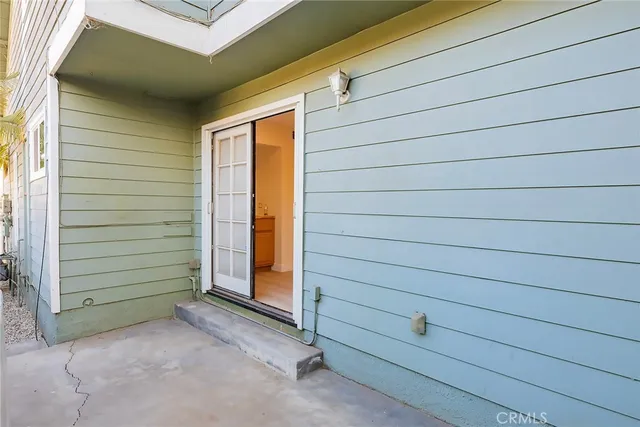 a view of front door