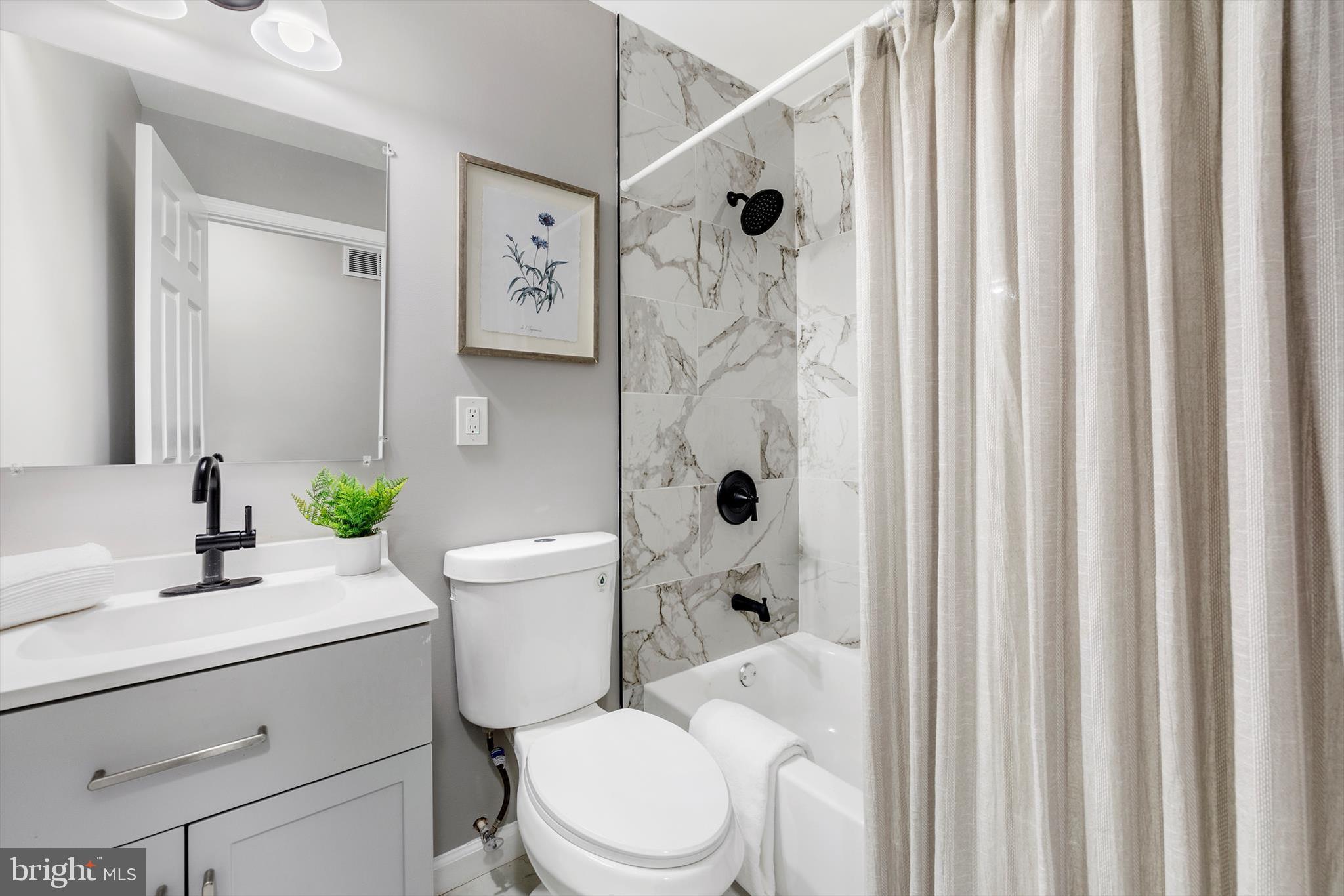 712 St Marys Road Pylesville, MD 21132 - Photo 15 of 43 a bathroom with a sink toilet and shower