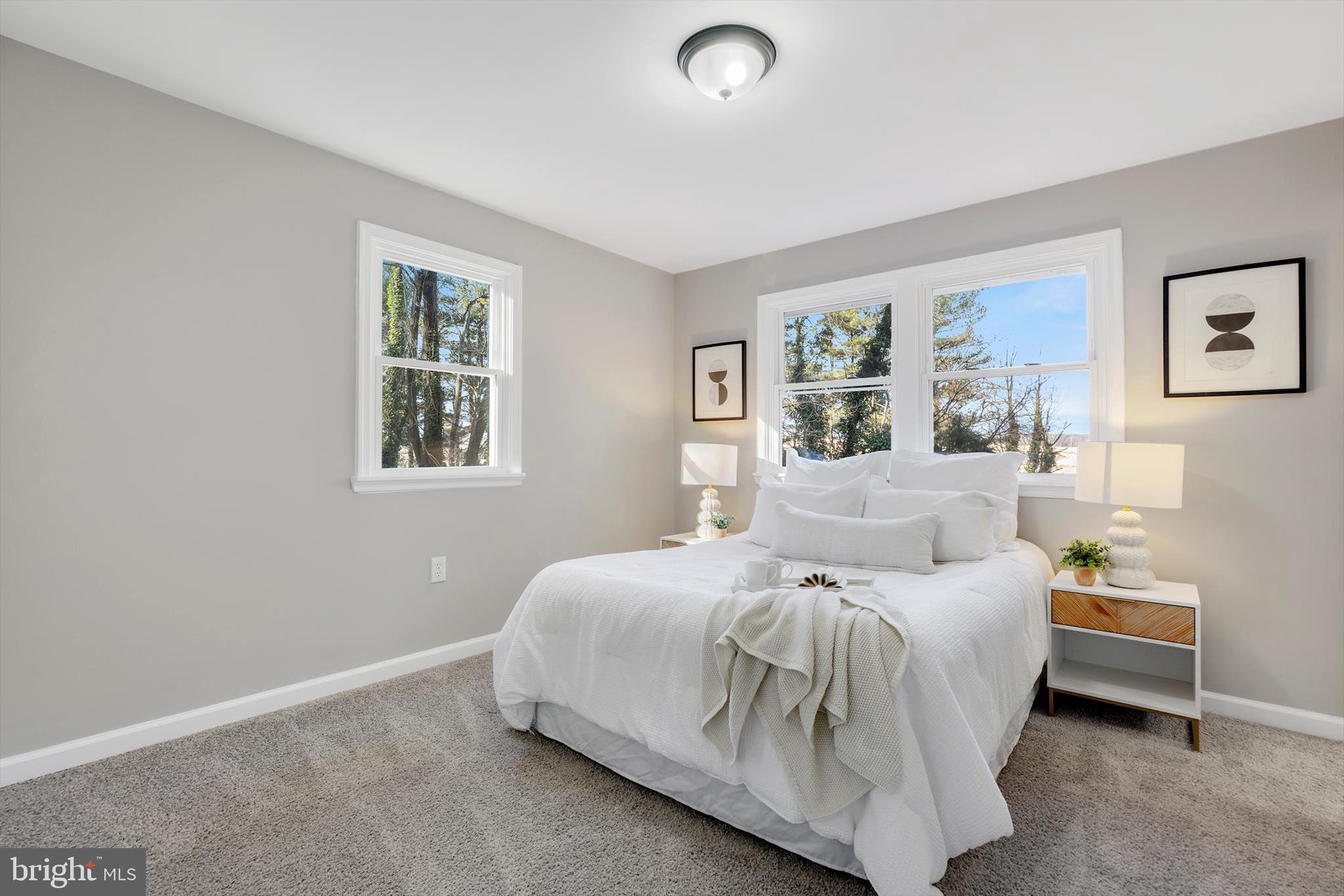 712 St Marys Road Pylesville, MD 21132 - Photo 18 of 43 a bedroom with a bed and painting on the wall