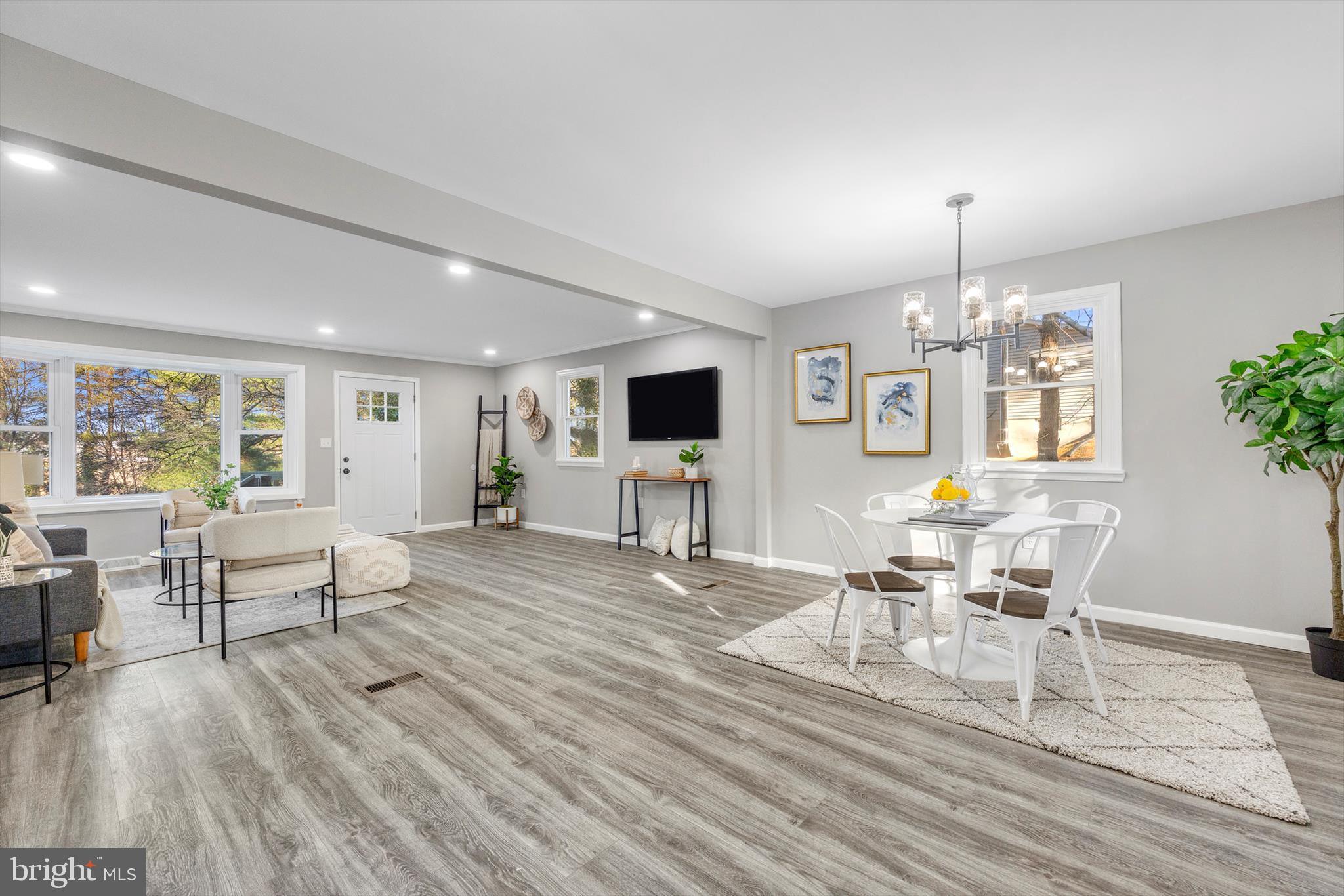 712 St Marys Road Pylesville, MD 21132 - Photo 9 of 43 a living room with furniture and a wooden floor