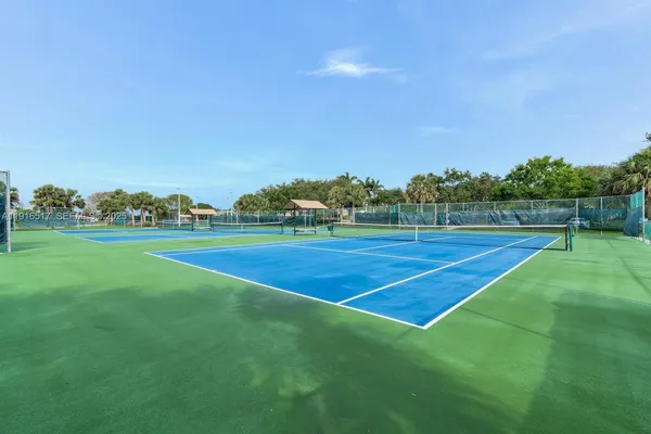 a view of a tennis court