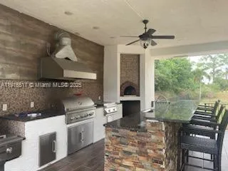 a view of a green field