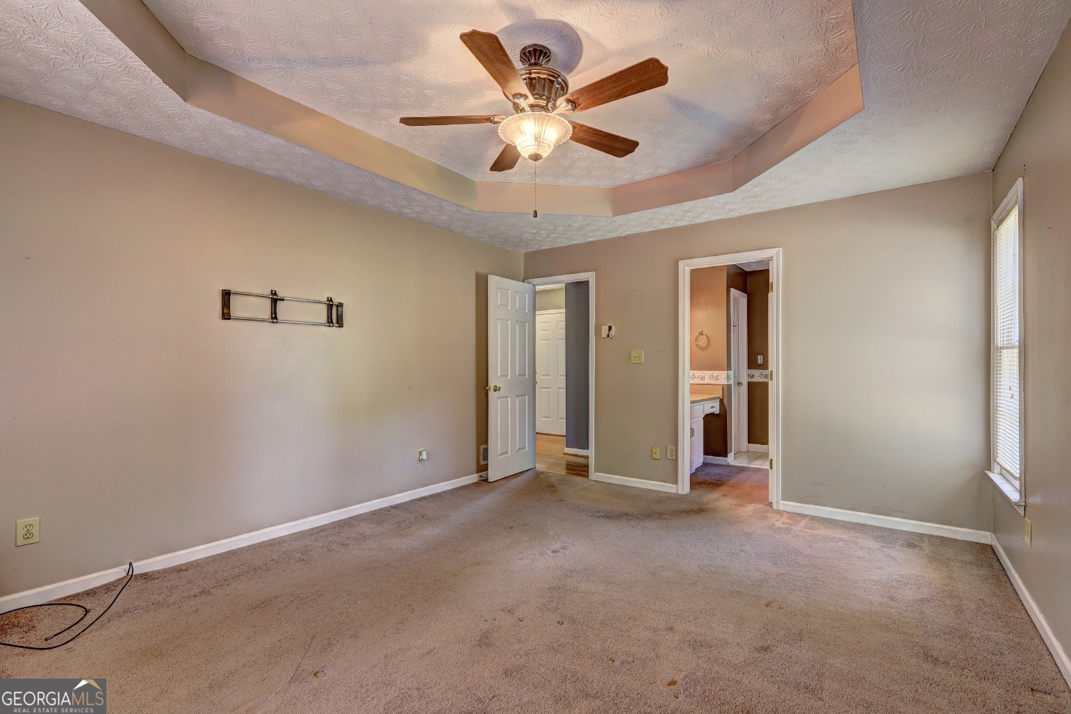 215 Laney Road McDonough, GA 30252 - Photo 17 of 38 a view of an empty room with a ceiling fan