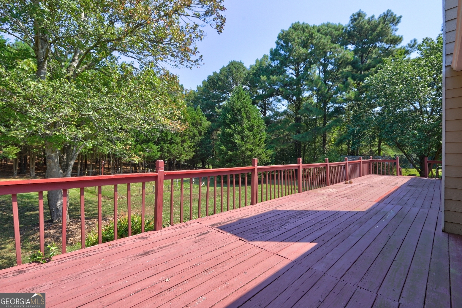 215 Laney Road McDonough, GA 30252 - Photo 35 of 38 a view of a wooden deck