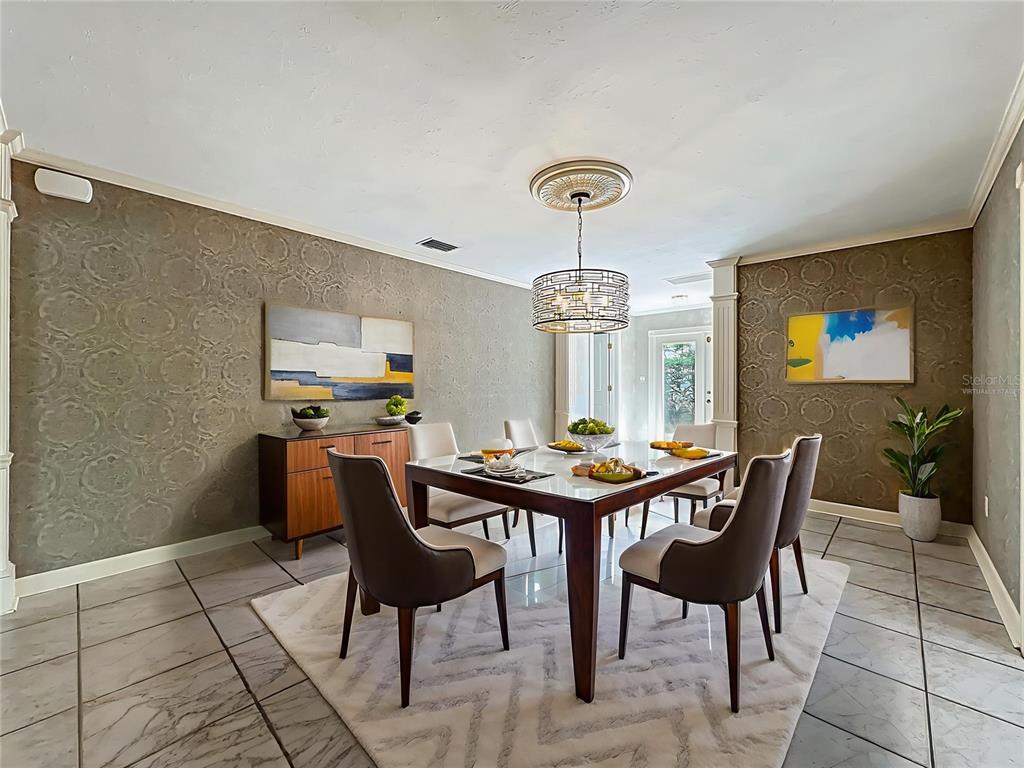 504 Banning Beach Road Tavares, FL 32778 - Photo 7 of 44 a view of a dining room with furniture