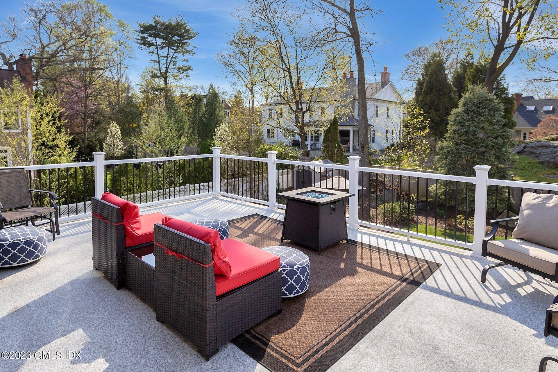 62 Morningside Drive Greenwich, CT 06830 - Photo 20 of 31 a view of a roof deck with couches