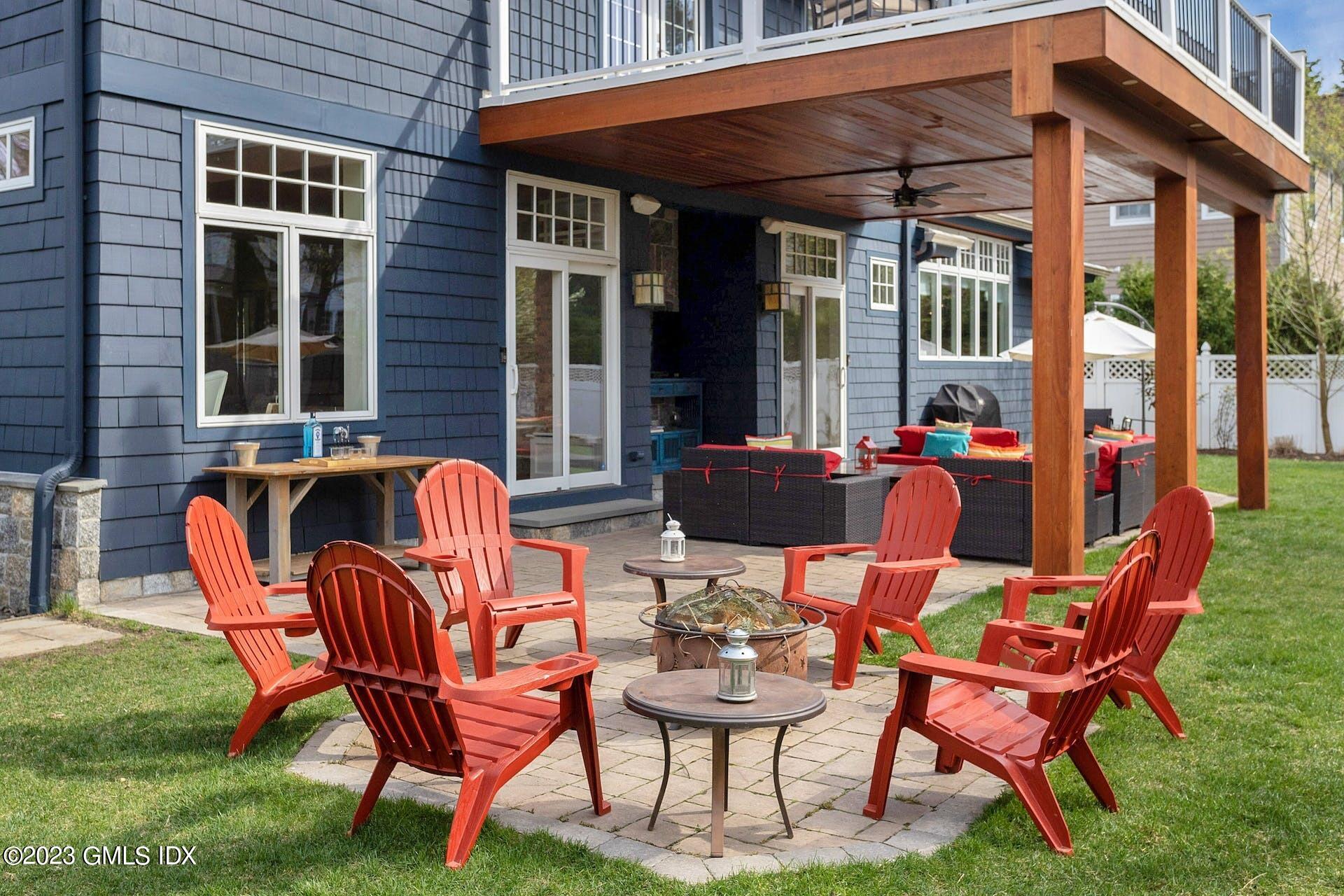 62 Morningside Drive Greenwich, CT 06830 - Photo 27 of 31 a patio with table and chairs
