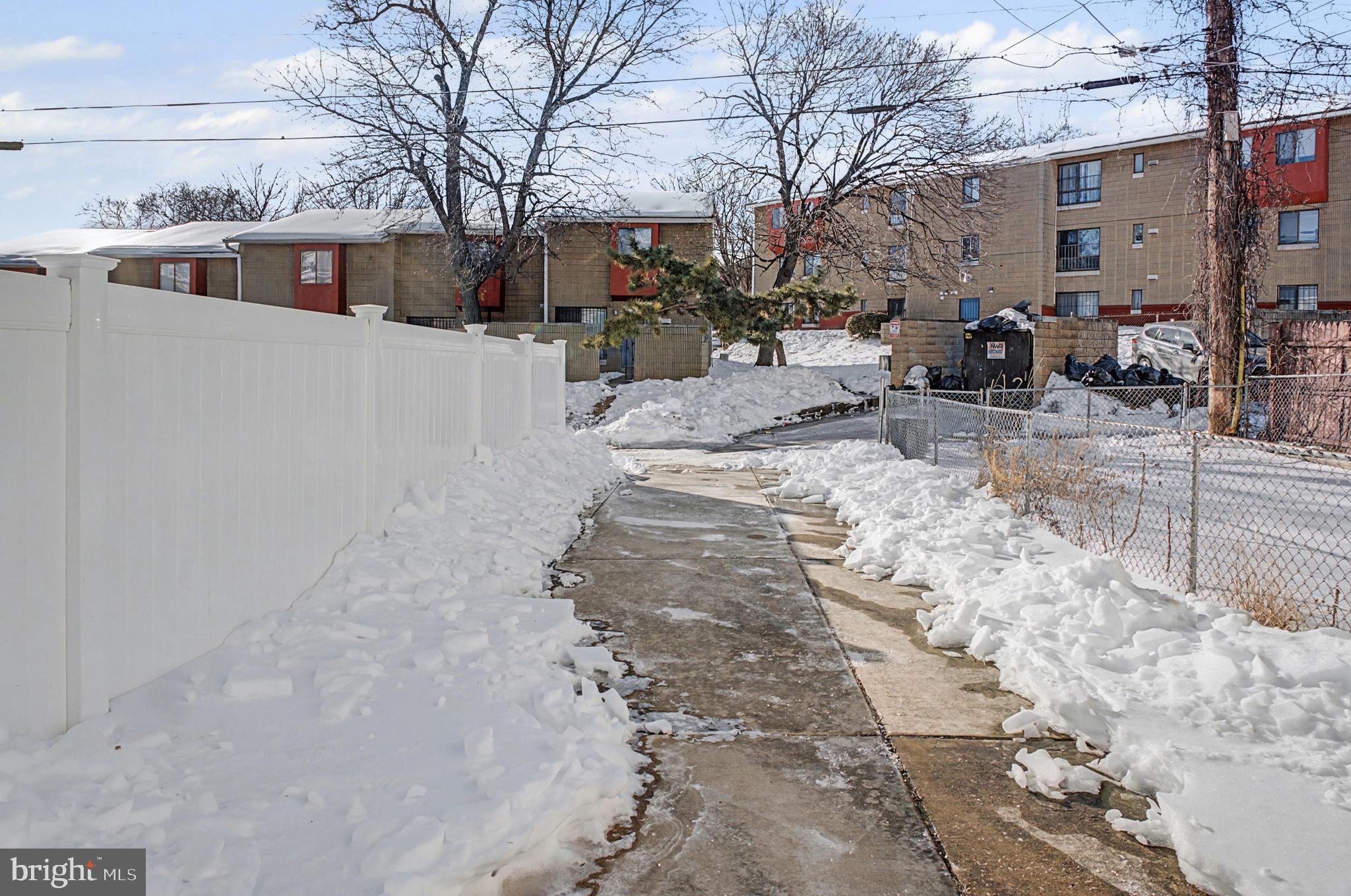 1032 North Broadway Baltimore, MD 21205 - Photo 28 of 28 a view of a covered with snow in the yard