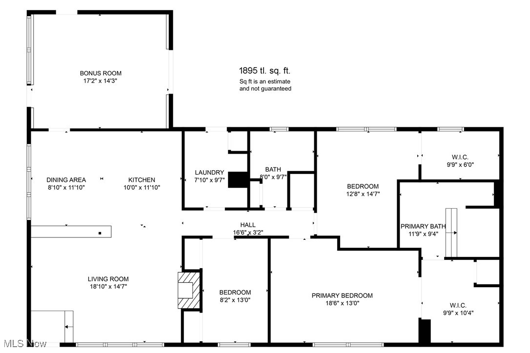 17575 Ridge Road North Royalton, OH 44133 - Photo 42 of 42 Home floor plan; estimated measurements