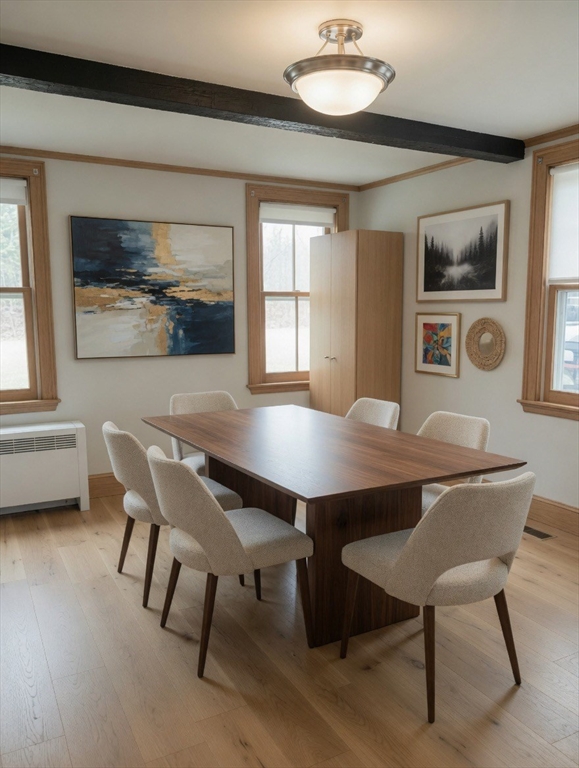87 Ashfield Road Conway, MA 01341 - Photo 15 of 38 a view of a dining room with furniture and wooden floor