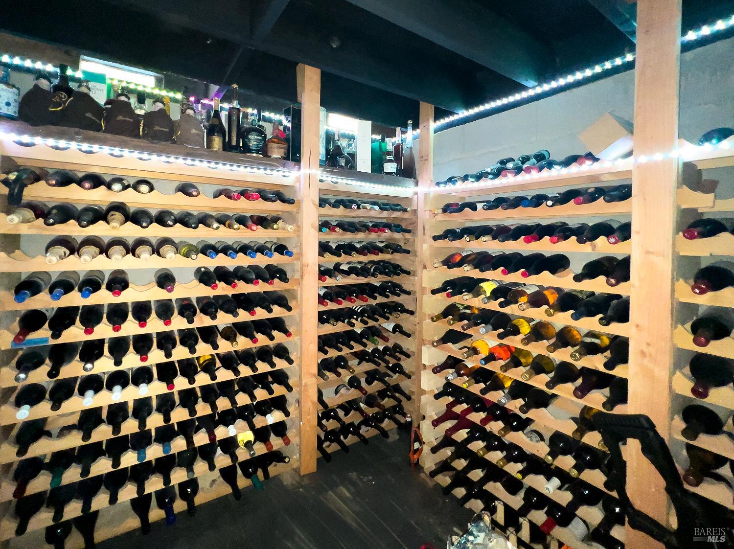 16620 Guernewood Road Guerneville, CA 95446 - Photo 37 of 68 Wine cellar is on the bottom floor beneath the hatch. Showings for serious buyers.