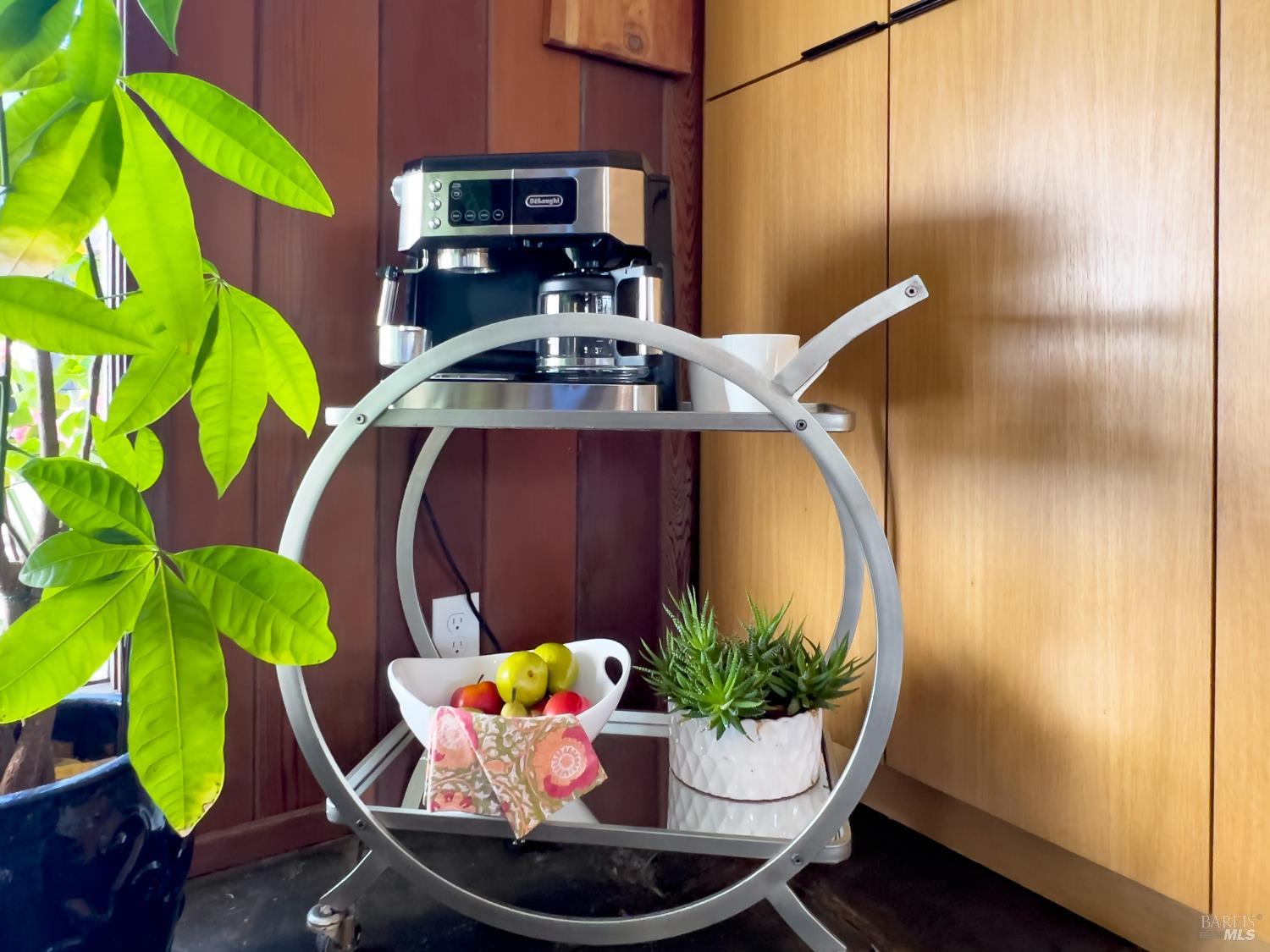 16620 Guernewood Road Guerneville, CA 95446 - Photo 9 of 68 Coffee cart is the entryway to the expansive kitchen / dining / living space.