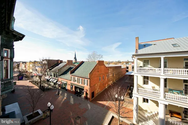 a view of a building with outdoor space