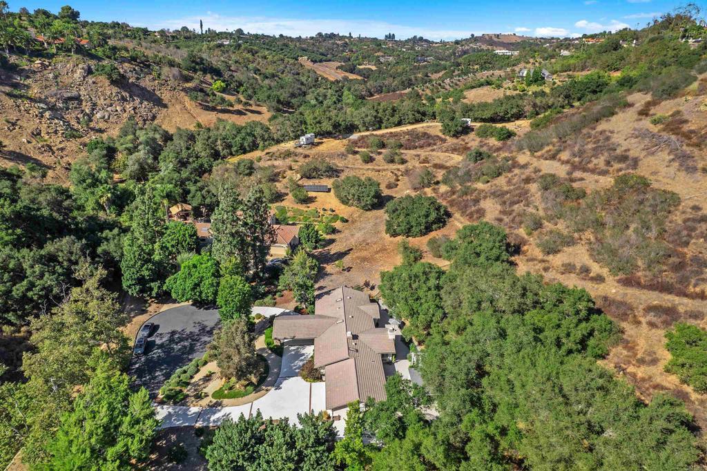 2614 Secret Lake Lane Fallbrook, CA 92028 - Photo 57 of 60 an aerial view of residential house with green space