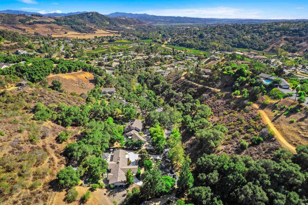 2614 Secret Lake Lane Fallbrook, CA 92028 - Photo 58 of 60 an aerial view of a residential houses covered in trees