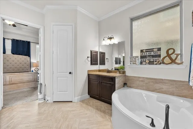 a outdoor space with patio furniture and a fireplace