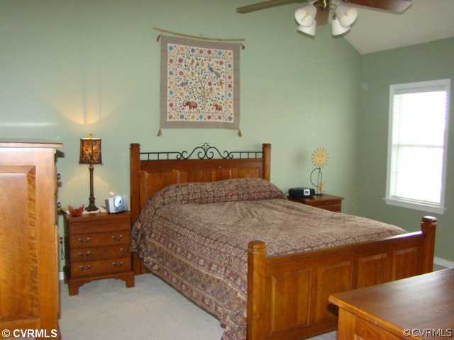 2620 Dorset Ridge Road Powhatan, VA 23139 - Photo 8 of 12 Master Bedroom - Vaulted Ceiling and Walk-in Close