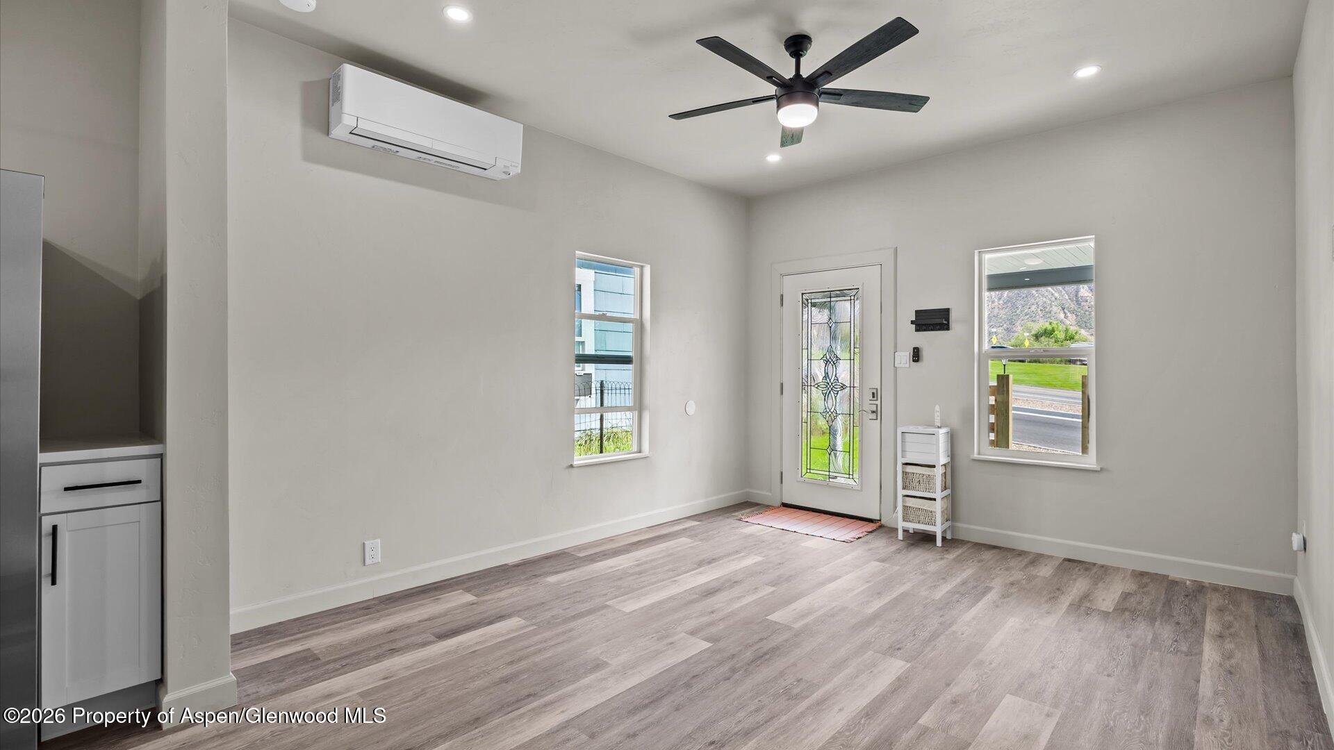 Living room and entrance
