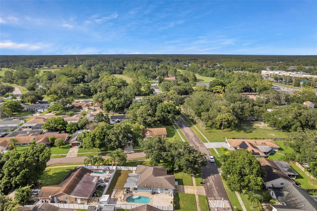 1520 Windmill Pointe Road Palm Harbor, FL 34685 - Photo 62 of 64 an aerial view of residential houses with outdoor space