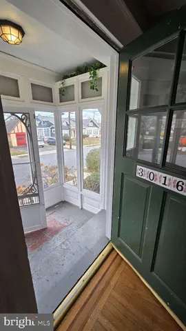 a view of an entryway