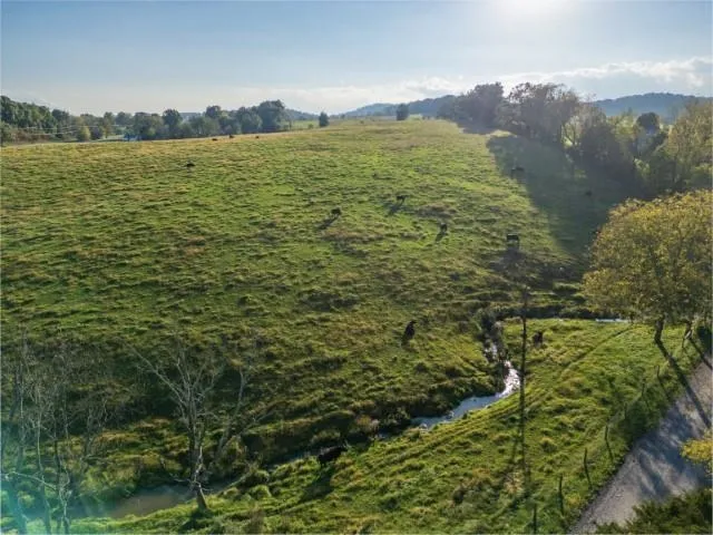 a view of lake with mountain