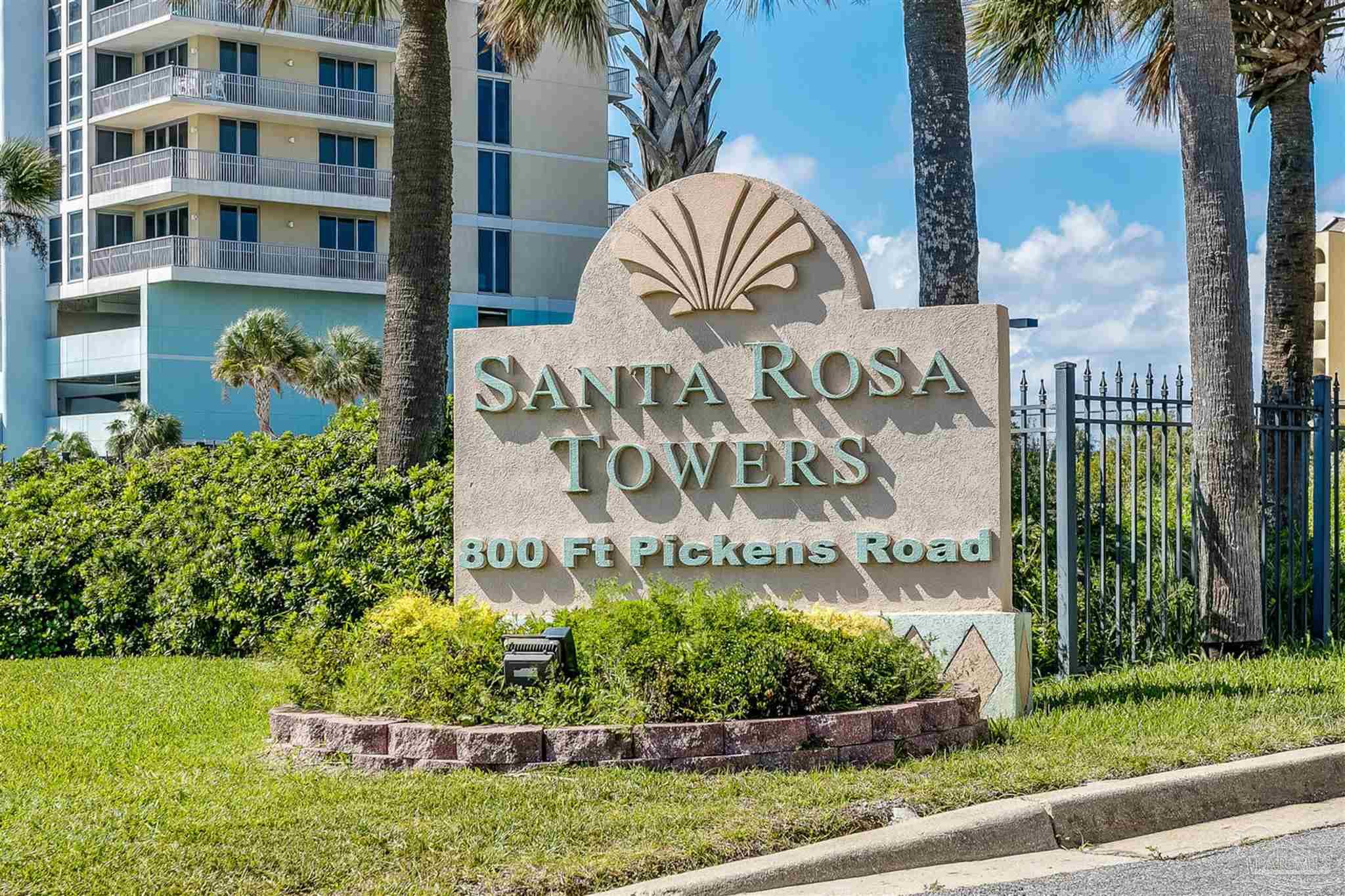 800 Fort Pickens Road, Unit 204 Pensacola Beach, FL 32561 - Photo 6 of 45 a sign on the side of a building