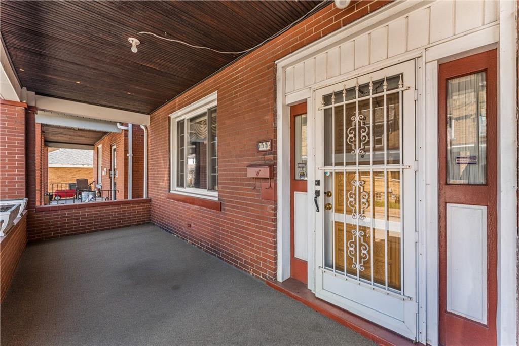 111 Sarah Street McKees Rocks, PA 15136 - Photo 25 of 30 a view of porch with large windows