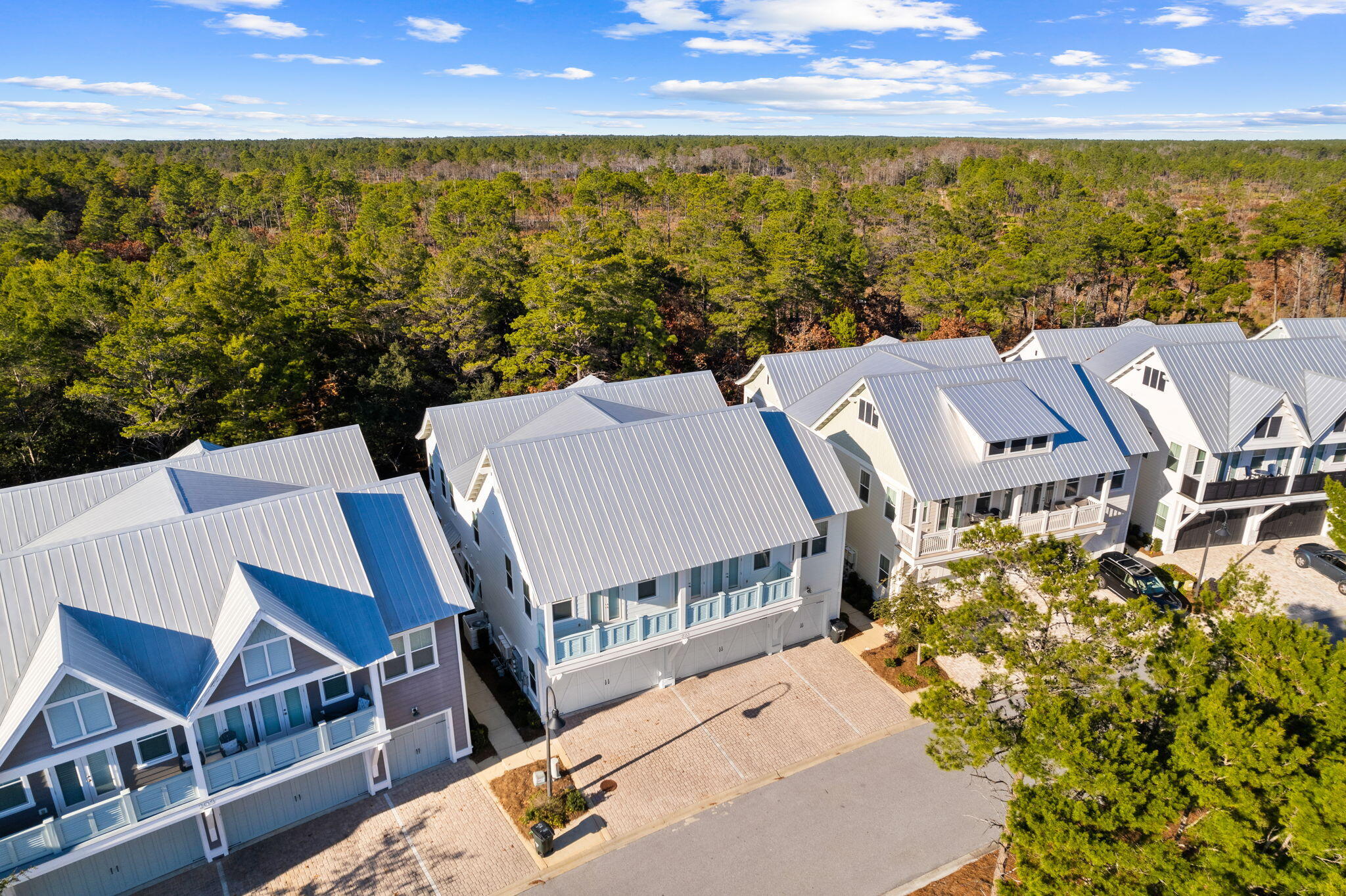 223 Milestone Dr Inlet Beach, Unit B Inlet Beach, FL 32461 - Photo 46 of 58 an aerial view of a house